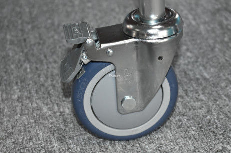 نقالة إسعاف قابلة للطي من سبائك الألومنيوم ذات حافة عريضة ووضع منخفض وعربة إنقاذ