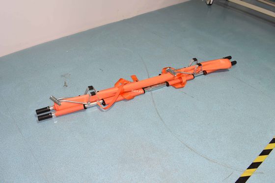 نقالة ألومنيوم قابلة للطي قابلة للطي للطوارئ الطبية مع حزام حمل المريض