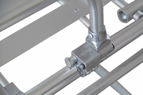 40 كجم عربة إسعاف قابلة للطي ارتفاع قابل للتعديل تحميل تلقائي للخلف