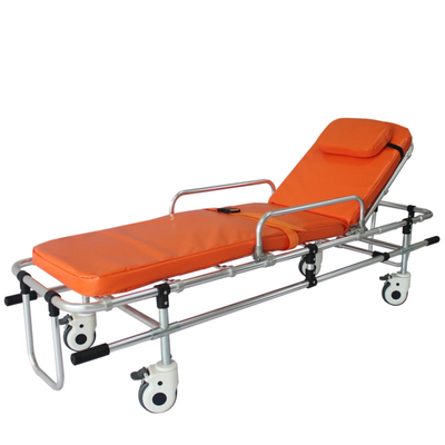 سعر جيد 190 X 55 X 50cm قابلة للطي نقالة الإسعاف 80 درجة لنقل المريض الإسعافات الأولية الانترنت