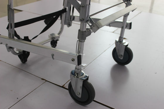 كرسي متحرك 35 بوصة للسلالم التي تصعد درجات الأزرق نقل المريض ISO9001