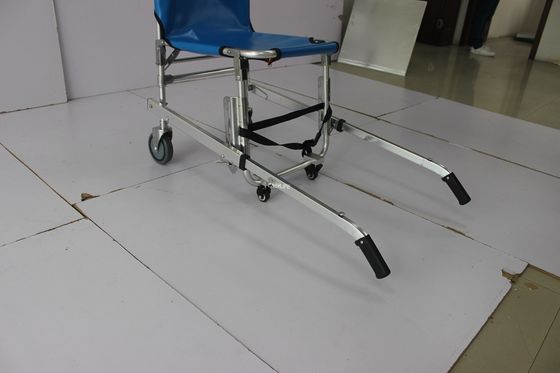 20in خطوات بعجلات يدوية لتسلق الدرج على كرسي متحرك بدون مساند للذراعين