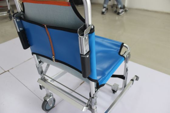 20in خطوات بعجلات يدوية لتسلق الدرج على كرسي متحرك بدون مساند للذراعين