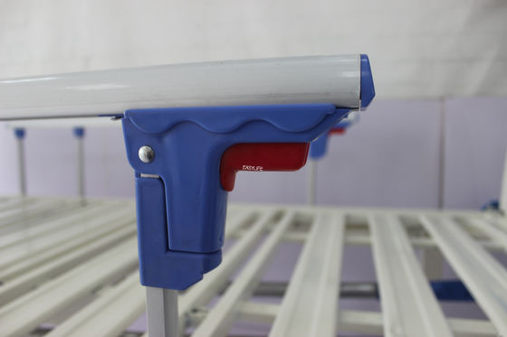 220 سم 250 كجم أسرة المستشفيات اليدوية سبائك الألومنيوم مع فراش شبه فاولر السرير