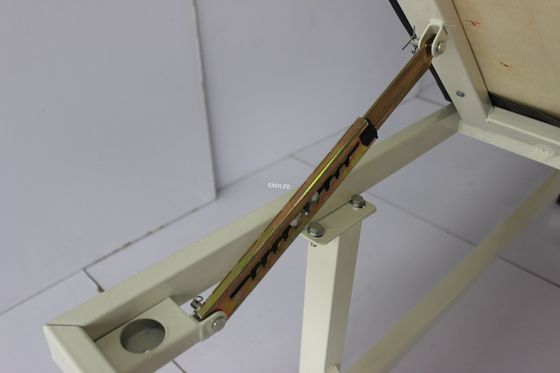 سرير فحص طبي من سبائك الألومنيوم يرفع يدويًا