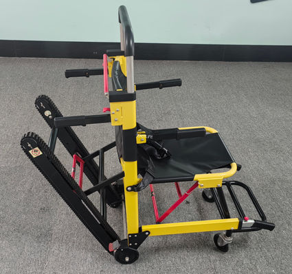 سبيكة الألومنيوم اليدوية نوع الزحام سلم المقعد قابلة للطي خفيفة الوزن لنقل المرضى في المستشفى